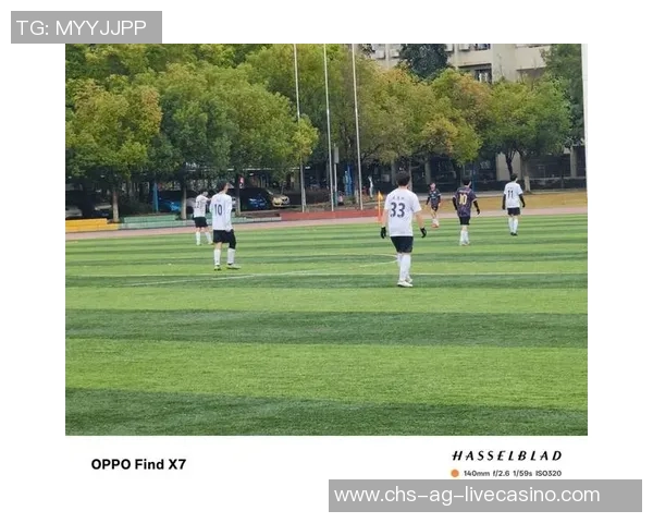 踢足球的声音在绿茵场上回荡着青春的旋律与梦想的追逐